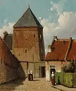 De Goilberdingerpoort in Culemborg, gezien vanuit het zuiden