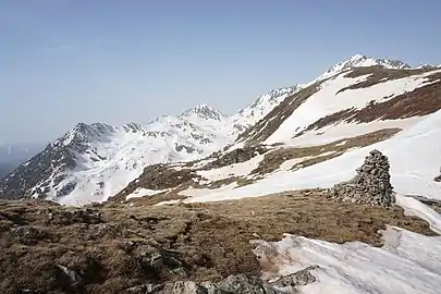 Le port de Siguer et le pic de Font Blanca