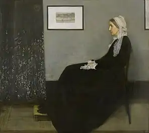 Arrangement en gris et noir no 1, 1871, huile sur toile, 144,3 cm x 162.4 cm, musée d'Orsay, Paris.