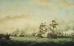 illustration de HMS Barfleur (1768)