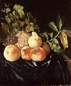 Pêches et raisins, 1705Ashmolean Museum