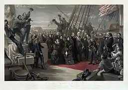 Visite de la reine Victoria à bord du HMS&nbsp;Resolute (1859)