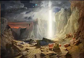 Les Israélites traversant le désert, 1845, huile sur toile, Bristol City Museum and Art Gallery.