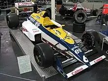 Photo d'une monoplace Williams FW12 à moteur Judd