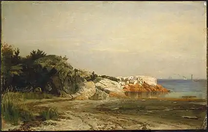 Rocks at Cohasset, 1869, Musée des Beaux-Arts de Boston