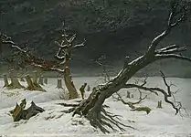 Caspar David Friedrich : Paysage d'hiver (1811)