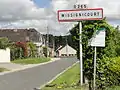 Entrée de Wissignicourt.