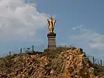 Statue du Sacré-Cœur.