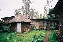 Synagogue dans le village de Wolleka en Éthiopie.