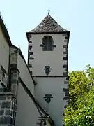 Le clocher de l'église.