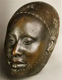 Tête en bronze en provenance d'Ife (XIIe siècle).