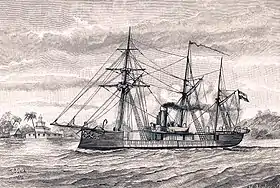 illustration de HNLMS Prins Hendrik der Nederlanden