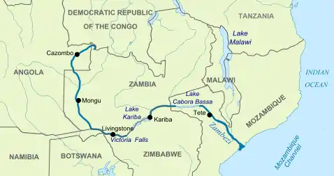 Bassin du Zambèze.