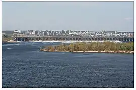 Barrage de Zhiguli-Kouybichev sur la Volga, en 2009