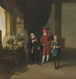 David Garrick dans L'Alchimiste de Ben Jonson.Tableau de Johan Zoffany.