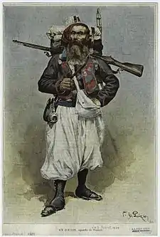Zouave français 1888