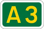 Image illustrative de l’article Route A3 (Grande-Bretagne)