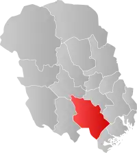 Localisation de Heddal