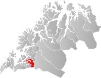 Localisation de Lavangen