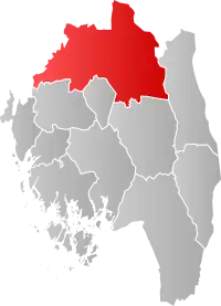 Localisation de Indre Østfold