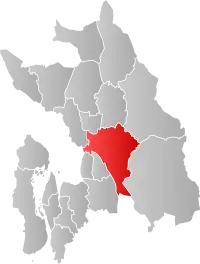 Localisation de Lillestrøm