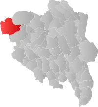 Localisation de Skjåk