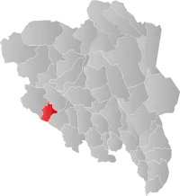 Localisation de Vestre Slidre