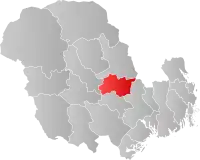 Localisation de Midt-Telemark