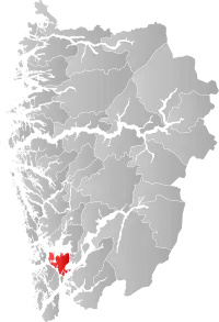 Localisation de Tysnes