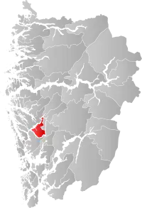 Localisation de Osterøy