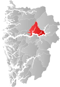 Localisation de Sogndal