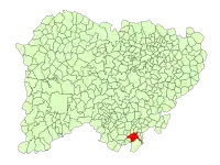 Localisation de Béjar