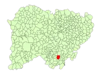 Localisation de Valdefuentes de Sangusín