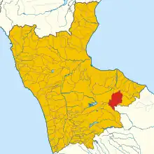 Localisation de Bocchigliero