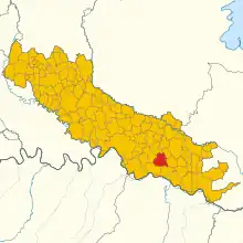 Localisation de Cella Dati