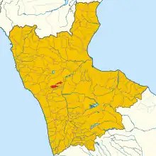 Localisation de Cervicati