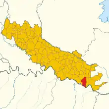 Localisation de Gussola