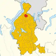 Localisation de Montegrino Valtravaglia