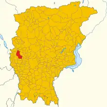 Localisation de Palazzago