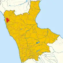 Localisation de Santa Domenica Talao