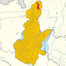 Localisation de Temù