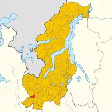 Localisation de Veniano