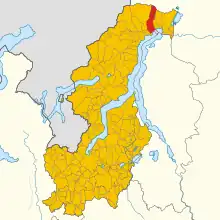 Localisation de Vercana