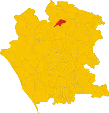 Localisation de Ailano