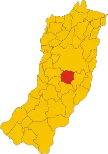 Localisation de Albinea