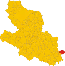 Localisation de Ateleta