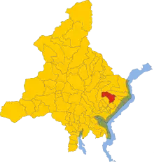 Localisation de Aurano