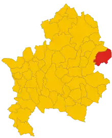 Localisation de Bagnoli del Trigno