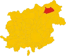 Localisation de Baselice