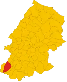 Localisation de Bojano